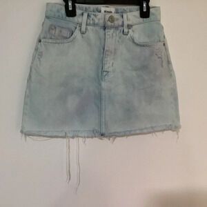 Hudson The Viper Mini Jean Skirt Size 25